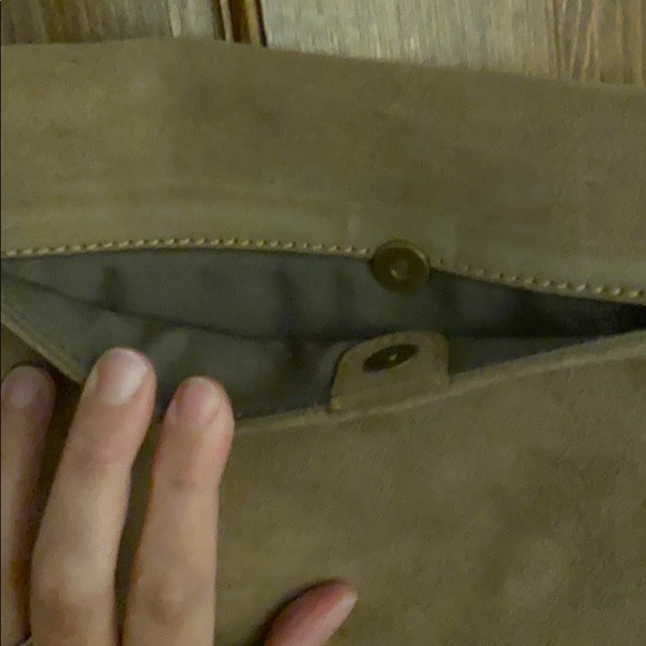 J. Crew Tan Suede Clutch - Picture 5 of 6